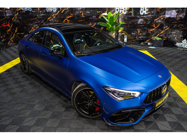 Mercedes-Benz CLA 45 AMG LED BURMEISTER ПАНО NAVI ЛИЗИНГ 100% - автомобили, коли, обяви за нови и употребявани 4