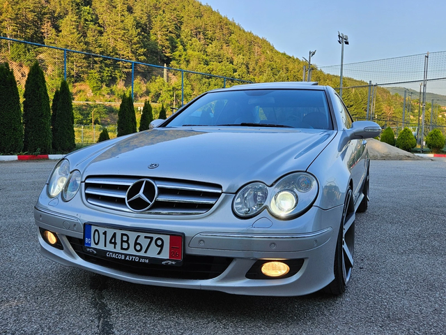 Mercedes-Benz CLK 5.0 AMG PAKET/AVTOMAT/KOJA/DISTRONIK/NAVIGACIQ - автомобили, коли, обяви за нови и употребявани 1