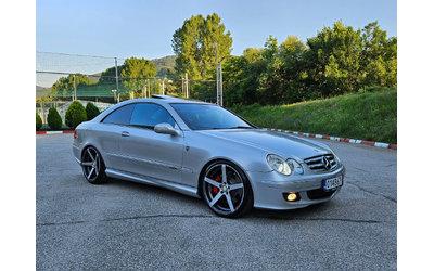 Mercedes-Benz CLK 5.0 AMG PAKET/AVTOMAT/KOJA/DISTRONIK/NAVIGACIQ - автомобили, коли, обяви за нови и употребявани 6