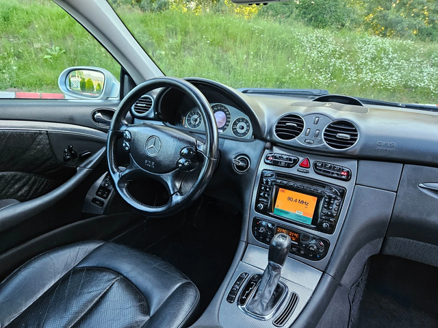 Mercedes-Benz CLK 5.0 AMG PAKET/AVTOMAT/KOJA/DISTRONIK/NAVIGACIQ - автомобили, коли, обяви за нови и употребявани 9