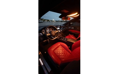 Mercedes-Benz CLS 400 4 MATIC AMG ПАКЕТ | DESIGNO RED | ЕЛ.ЩОРА | - автомобили, коли, обяви за нови и употребявани 8