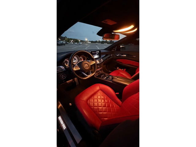 Mercedes-Benz CLS 400 4 MATIC AMG ПАКЕТ | DESIGNO RED | ЕЛ.ЩОРА | - автомобили, коли, обяви за нови и употребявани 8