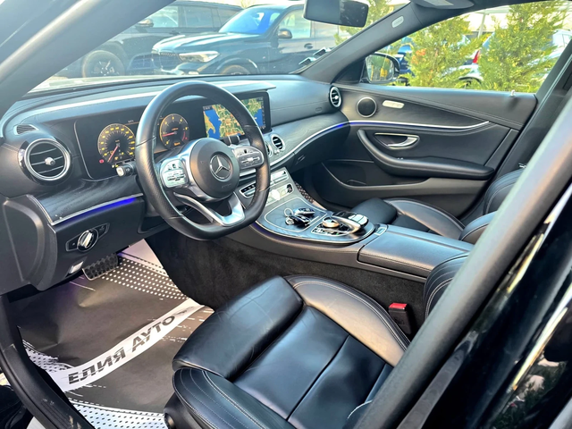 Mercedes-Benz E 220 D FULL AMG LINE ПАНОРАМА TOP ЛИЗИНГ 100% - автомобили, коли, обяви за нови и употребявани 12