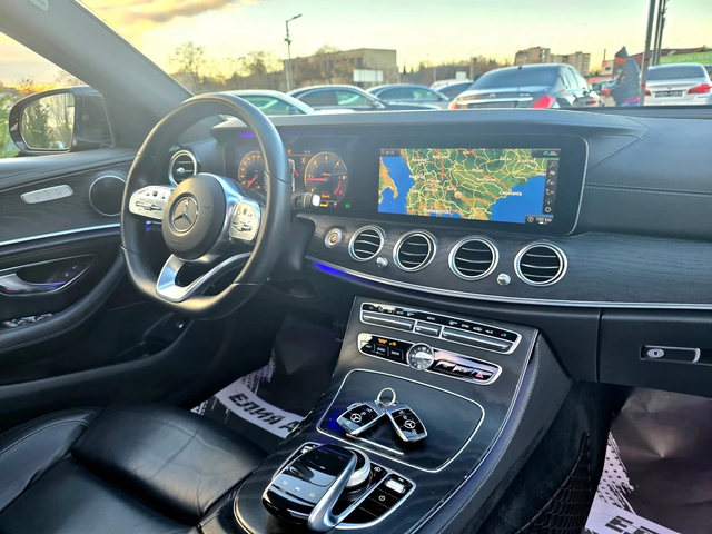 Mercedes-Benz E 220 D FULL AMG LINE ПАНОРАМА TOP ЛИЗИНГ 100% - автомобили, коли, обяви за нови и употребявани 14