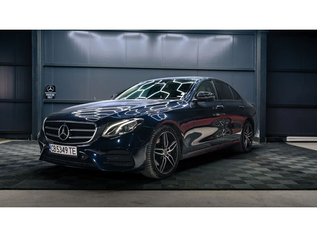Mercedes-Benz E 220 * 4Matic* 360* lane assist* лизинг* AMG Line - автомобили, коли, обяви за нови и употребявани 1