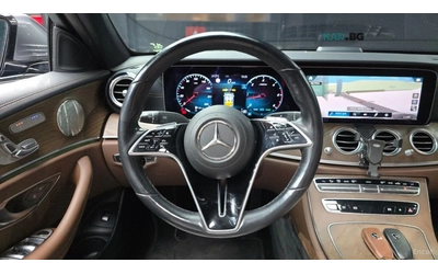 Mercedes-Benz E 220 360 КАМЕРА* BURMESTER* ПАМЕТ* ОБДУХВАНЕ* ПОДГРЕВ* - автомобили, коли, обяви за нови и употребявани 12