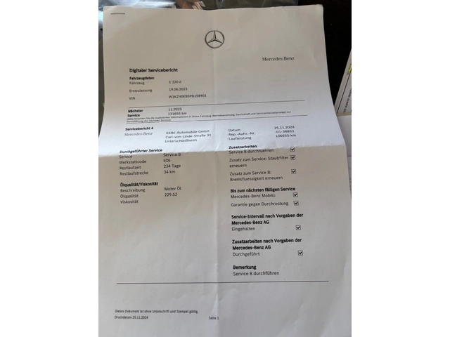 Mercedes-Benz E 220 CDI-Сервизна исторя Лизинг през Уникредит по 299ев - автомобили, коли, обяви за нови и употребявани 11