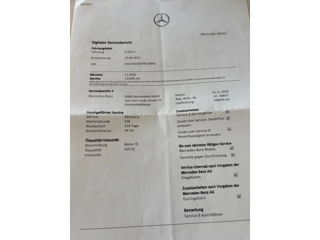 Mercedes-Benz E 220 CDI-Сервизна исторя Лизинг през Уникредит по 299ев - автомобили, коли, обяви за нови и употребявани 14