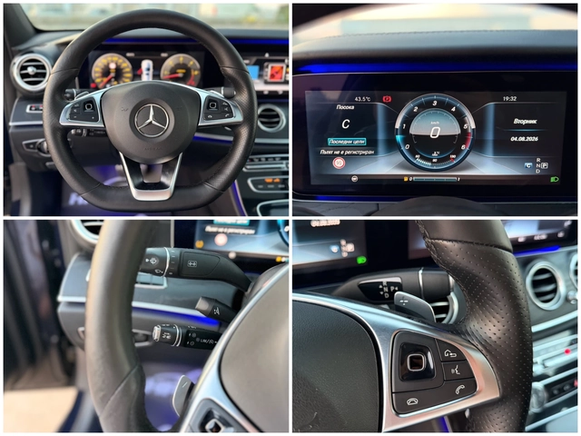 Mercedes-Benz E 350 d= BRABUS= HUD= DISTRONIC= 360* CAMERA= PANORAMA= - автомобили, коли, обяви за нови и употребявани 14