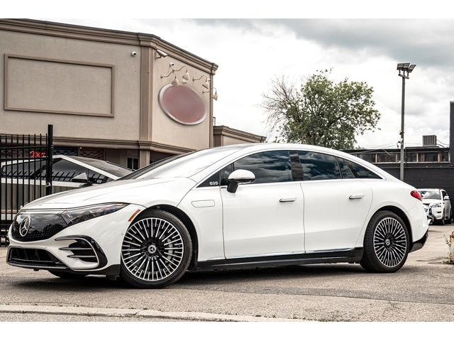 Mercedes-Benz EQS 450+ / AMG PKG / BURMESTER / АВТО КРЕДИТ - автомобили, коли, обяви за нови и употребявани 0