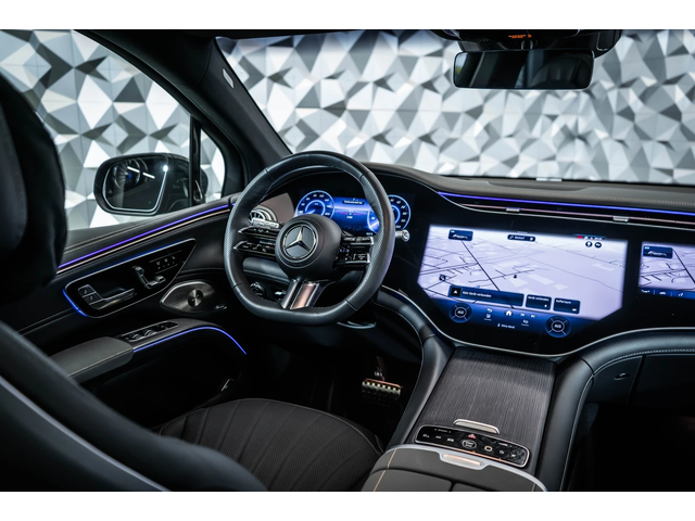 Mercedes-Benz EQS 580 4Matic SUV* Burm* pano - автомобили, коли, обяви за нови и употребявани 13