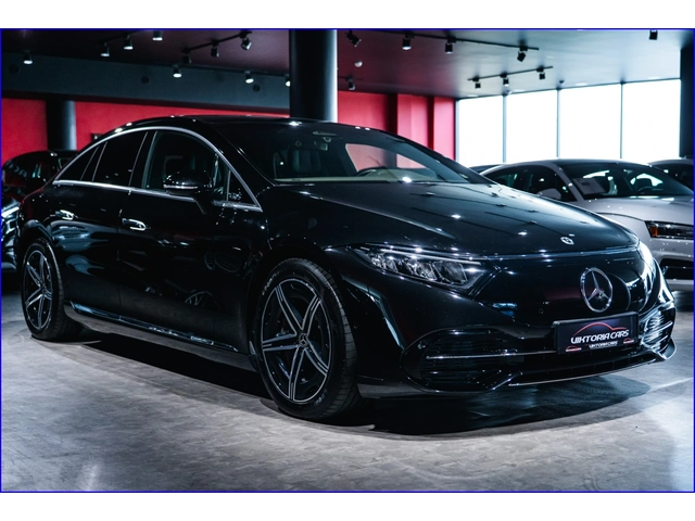 Mercedes-Benz EQS 450+ ГАРАНЦИЯ * Hyperscreen* Burmester* Airmatic - автомобили, коли, обяви за нови и употребявани 0