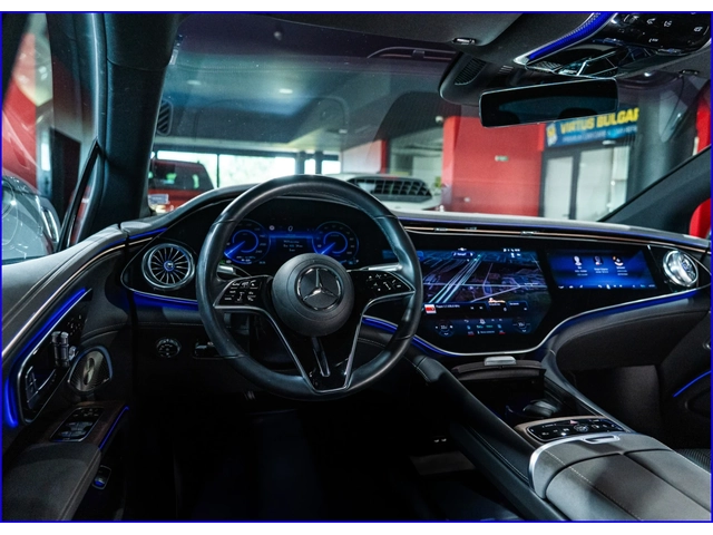 Mercedes-Benz EQS 450+ ГАРАНЦИЯ * Hyperscreen* Burmester* Airmatic - автомобили, коли, обяви за нови и употребявани 11