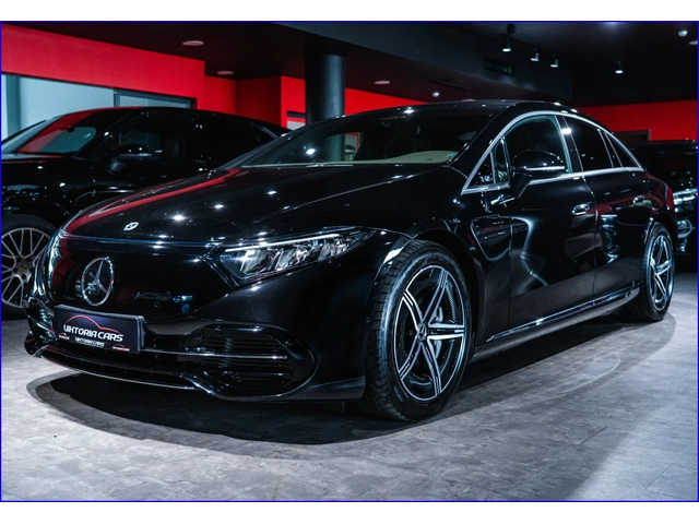 Mercedes-Benz EQS 450+ ГАРАНЦИЯ * Hyperscreen* Burmester* Airmatic - автомобили, коли, обяви за нови и употребявани 2