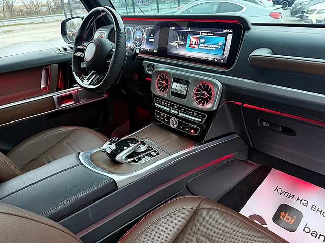 Mercedes-Benz G 350 BRABUS OPTIK-DISTRONIK-BURMESTER-360KAMERA-МАСАЖ! - автомобили, коли, обяви за нови и употребявани 13