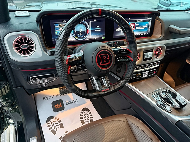 Mercedes-Benz G 350 BRABUS OPTIK-DISTRONIK-BURMESTER-360KAMERA-МАСАЖ! - автомобили, коли, обяви за нови и употребявани 8