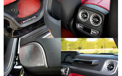 Mercedes-Benz G 63 AMG BURMESTER| RED SALON| CARBON| FULL - автомобили, коли, обяви за нови и употребявани 14