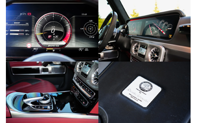 Mercedes-Benz G 63 AMG BURMESTER| RED SALON| CARBON| FULL - автомобили, коли, обяви за нови и употребявани 15