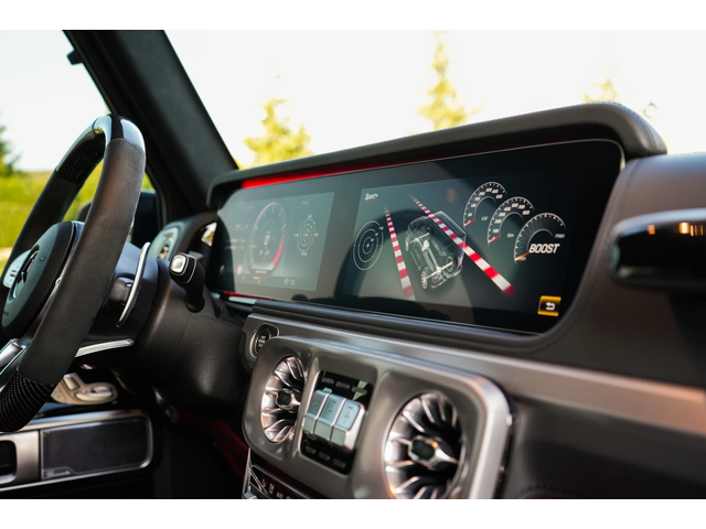 Mercedes-Benz G 63 AMG BURMESTER| RED SALON| CARBON| FULL - автомобили, коли, обяви за нови и употребявани 6