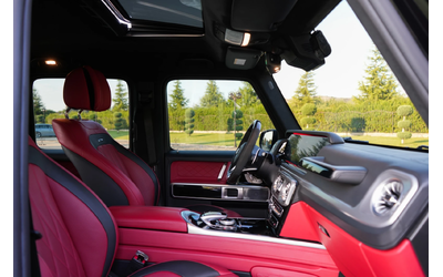 Mercedes-Benz G 63 AMG BURMESTER| RED SALON| CARBON| FULL - автомобили, коли, обяви за нови и употребявани 7