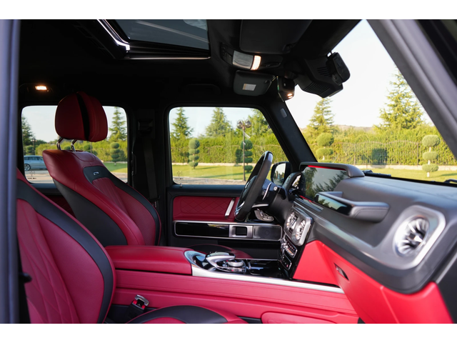 Mercedes-Benz G 63 AMG BURMESTER| RED SALON| CARBON| FULL - автомобили, коли, обяви за нови и употребявани 7