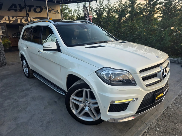 Mercedes-Benz GL 500 4 MATIC FULL AMG LINE 7 МЕСТЕН ПАНО ЛИЗИНГ 100% - автомобили, коли, обяви за нови и употребявани 4