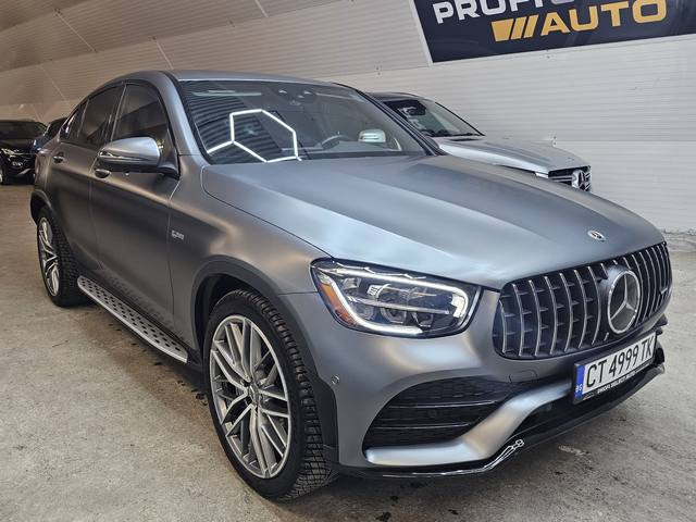 Mercedes-Benz GLC 43 AMG coupe#13500km#silver magno matt# Biturbo - автомобили, коли, обяви за нови и употребявани 0