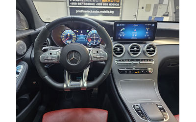 Mercedes-Benz GLC 43 AMG coupe#13500km#silver magno matt# Biturbo - автомобили, коли, обяви за нови и употребявани 14
