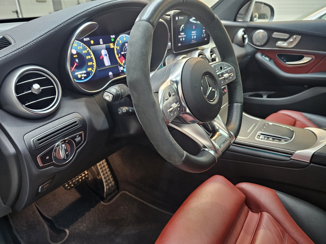 Mercedes-Benz GLC 43 AMG coupe#13500km#silver magno matt# Biturbo - автомобили, коли, обяви за нови и употребявани 19