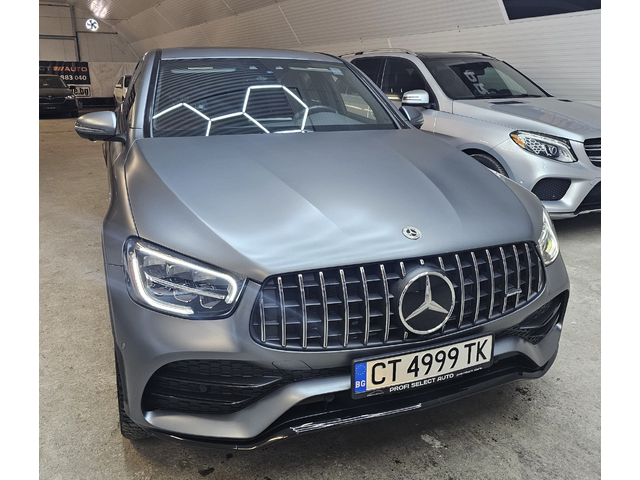 Mercedes-Benz GLC 43 AMG coupe#13500km#silver magno matt# Biturbo - автомобили, коли, обяви за нови и употребявани 1