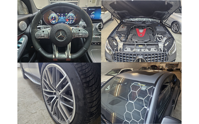 Mercedes-Benz GLC 43 AMG coupe#13500km#silver magno matt# Biturbo - автомобили, коли, обяви за нови и употребявани 26