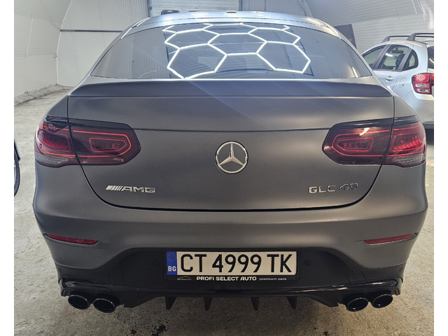 Mercedes-Benz GLC 43 AMG coupe#13500km#silver magno matt# Biturbo - автомобили, коли, обяви за нови и употребявани 4