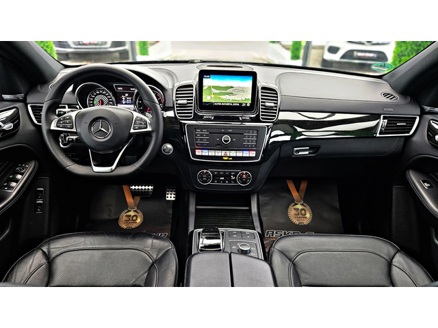 Mercedes-Benz GLE 43 AMG ! COUPE/GERMANY/DISTR/360CAM/PANO/HARMAN/ОБДУХ/LIZ - автомобили, коли, обяви за нови и употребявани 8