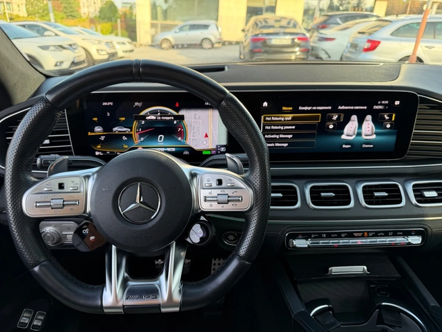 Mercedes-Benz GLE 53 4MATIC Black paket Designo Manufaktur Масаж/Обдухване HUD - автомобили, коли, обяви за нови и употребявани 8