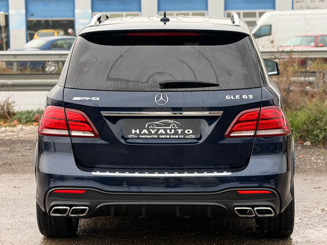 Mercedes-Benz GLE 63 AMG Distronic= Blind Spot= 360* Камера= Масаж= Подгрев - автомобили, коли, обяви за нови и употребявани 5