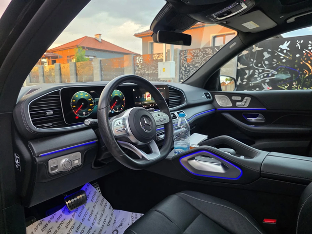 Mercedes-Benz GLS 400 D 4MATIC FULL AMG LINE 7-МЕСТЕН ПАНО ЛИЗИНГ 100% - автомобили, коли, обяви за нови и употребявани 12