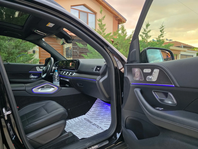 Mercedes-Benz GLS 400 D 4MATIC FULL AMG LINE 7-МЕСТЕН ПАНО ЛИЗИНГ 100% - автомобили, коли, обяви за нови и употребявани 13