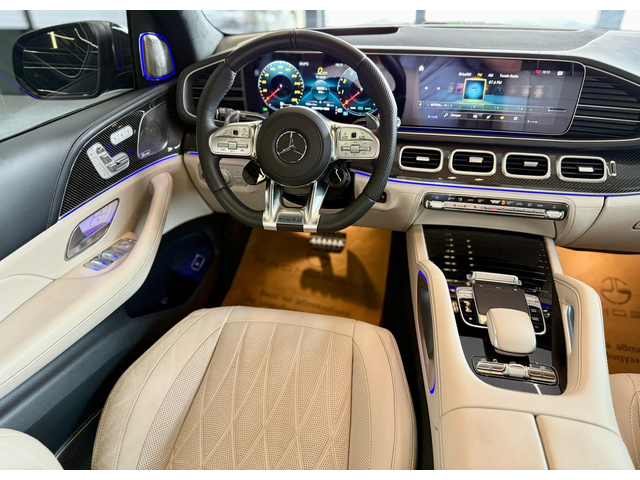 Mercedes-Benz GLS 63 AMG Distronic* Лизинг* Burmester* Обдухване* 7- Местен - автомобили, коли, обяви за нови и употребявани 8