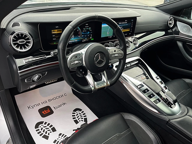 Mercedes-Benz GT 6.3AMG OPTIK-DISTRONIK-VAKUM-BURMESTER-HEAD UP-!!! - автомобили, коли, обяви за нови и употребявани 8