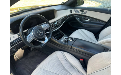Mercedes-Benz S 350 D 4MATIC LONG FULL AMG LINE ПАНО BURM ЛИЗИНГ 100% - автомобили, коли, обяви за нови и употребявани 10