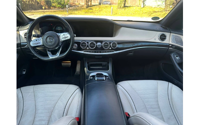Mercedes-Benz S 350 D 4MATIC LONG FULL AMG LINE ПАНО BURM ЛИЗИНГ 100% - автомобили, коли, обяви за нови и употребявани 11
