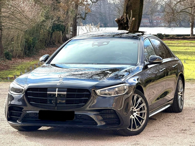 Mercedes-Benz S 350 D 4MATIC AMG LINE LONG ПАНО BURM ЛИЗИНГ 100% - автомобили, коли, обяви за нови и употребявани 3