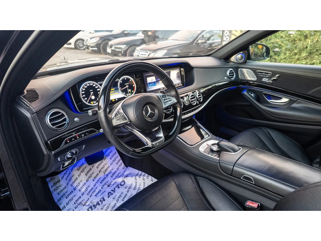 Mercedes-Benz S 350 D 4 MATIC LONG 3XTV FULL AMG LINE ЛИЗИНГ 100% - автомобили, коли, обяви за нови и употребявани 11