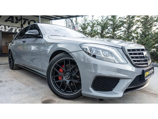 Mercedes-Benz S 350 D 4 MATIC 3ХТВ LONG NARDO GREY ПАНО ЛИЗИНГ 100% - автомобили, коли, обяви за нови и употребявани 0