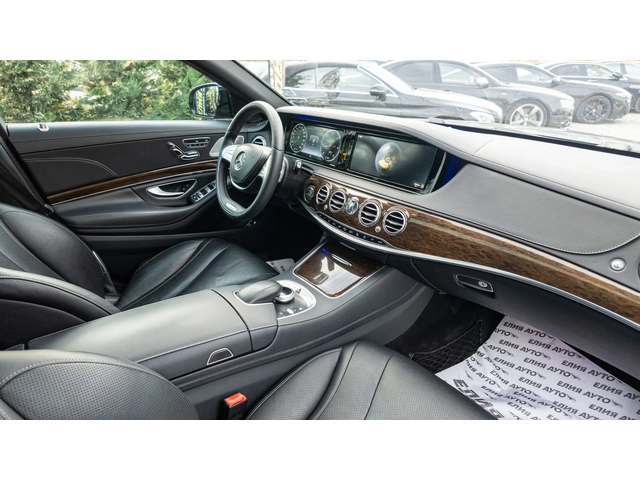 Mercedes-Benz S 350 D 4 MATIC 3ХТВ LONG NARDO GREY ПАНО ЛИЗИНГ 100% - автомобили, коли, обяви за нови и употребявани 13