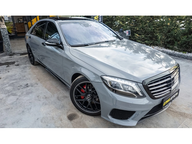 Mercedes-Benz S 350 D 4 MATIC 3ХТВ LONG NARDO GREY ПАНО ЛИЗИНГ 100% - автомобили, коли, обяви за нови и употребявани 1