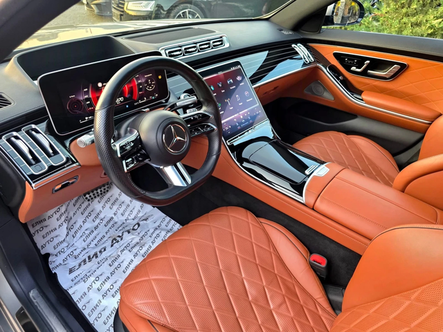 Mercedes-Benz S 350 D 4 MATIC FULL BRABUS PACK ПАНОРАМА ЛИЗИНГ 100% - автомобили, коли, обяви за нови и употребявани 12