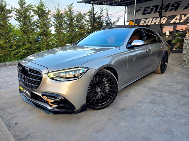 Mercedes-Benz S 350 D 4 MATIC FULL BRABUS PACK ПАНОРАМА ЛИЗИНГ 100% - автомобили, коли, обяви за нови и употребявани 4