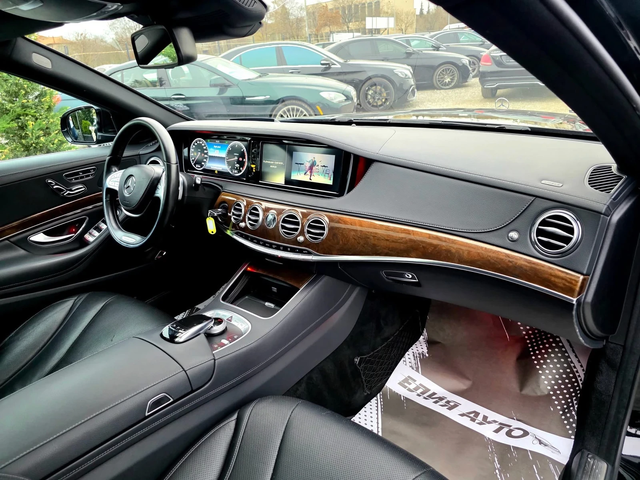 Mercedes-Benz S 350 D 4MATIC FULL AMG PACK LONG ПАНОРАМА ЛИЗИНГ 100% - автомобили, коли, обяви за нови и употребявани 15