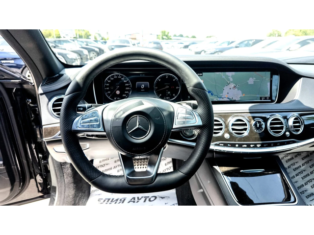 Mercedes-Benz S 350 D 4MATIC LONG 9G TRONIC ПАНОРАМА ЛИЗИНГ 100% - автомобили, коли, обяви за нови и употребявани 12